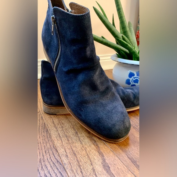 B2 blue suede boots size EU43 - Picture 3 of 16